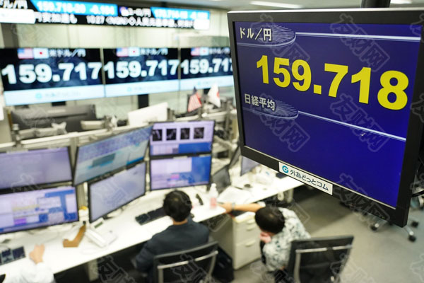 ﻿对冲基金大量涌入美元兑日元最高将升至165日元的交易