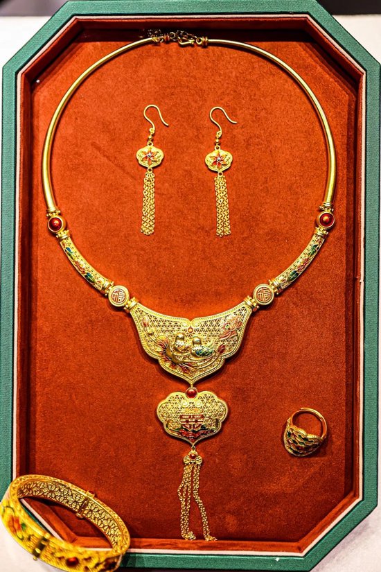 古法金饰品套装