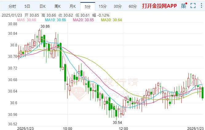 现货白银日内回落 欧元仍有潜在风险