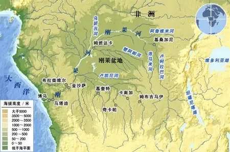 ▲刚果（金）就位于刚果盆地上
