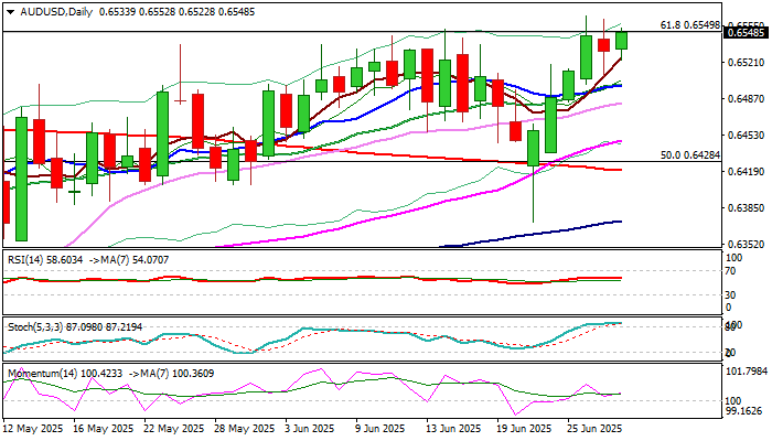 AUD/USD前景：大型多头在2025年新高下暂时歇息_海马财经
