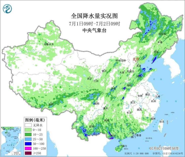 强对流天气黄色预警!京津冀今日雨势较强,黑龙江局地或出现龙卷
