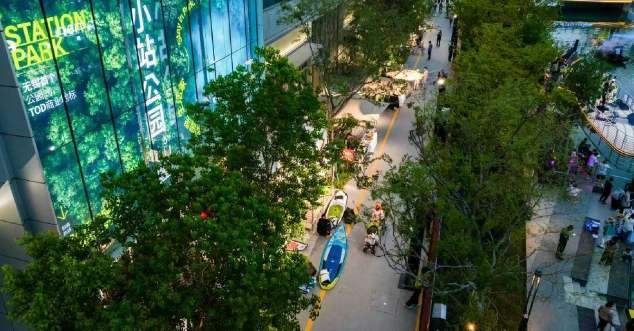 小站公园实景图