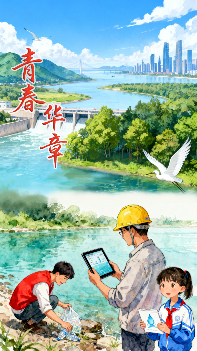 青春华章|漫评:以青春之笔绘就“水韵江苏”安澜画卷