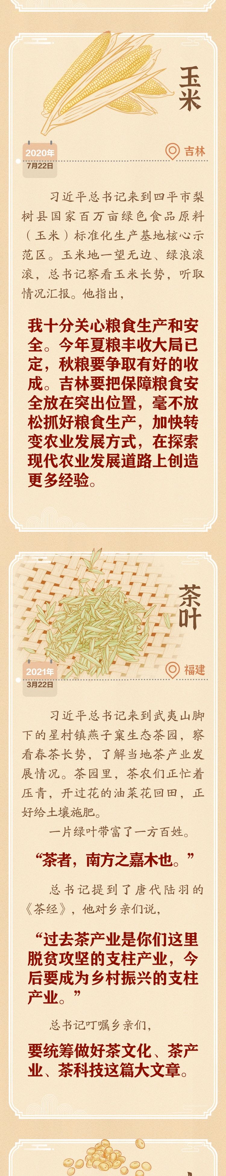 学习新语｜跟着总书记脚步，走过四季庆丰收