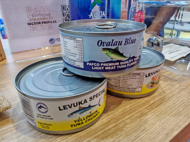 斐济的金枪鱼罐头。