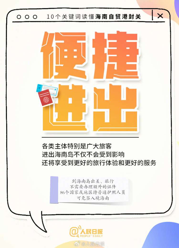 今起全岛封关，进出海南、旅游购物有啥影响？