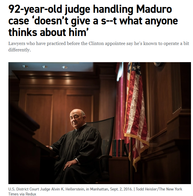 “世纪审判”首次听证会:马杜罗“我无罪、我是个正直的人”,法官“92岁高龄”,“36年前有先例” - 图片4